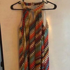 Colorful patterned summer dress!